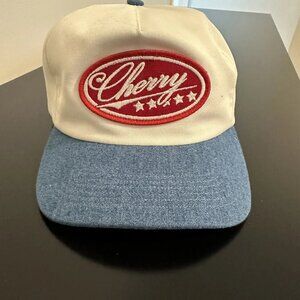 Cherry LA Five Star 5 Panel Hat (White/Indigo)